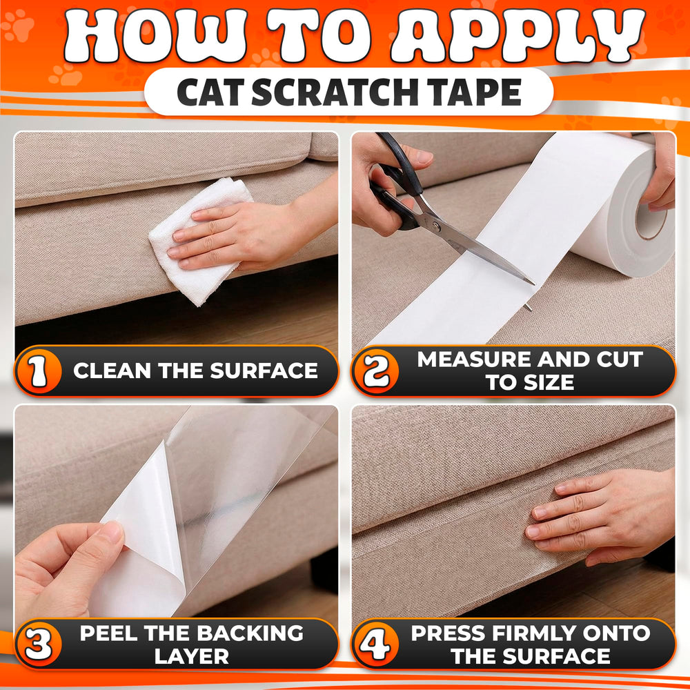 One Sight easy-peel tape works on wood, glass, and doors.