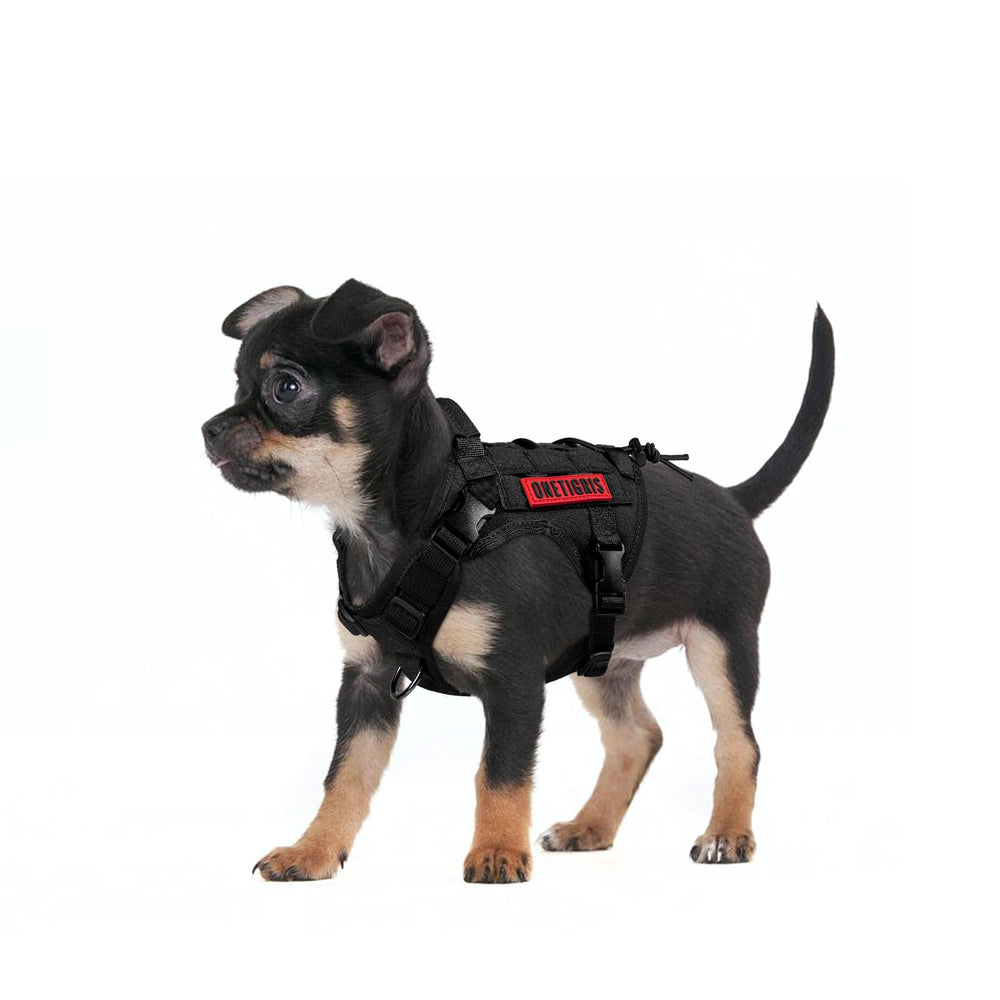 Adjustable neck and chest fit on OneTigris dog harness for a precise fit.