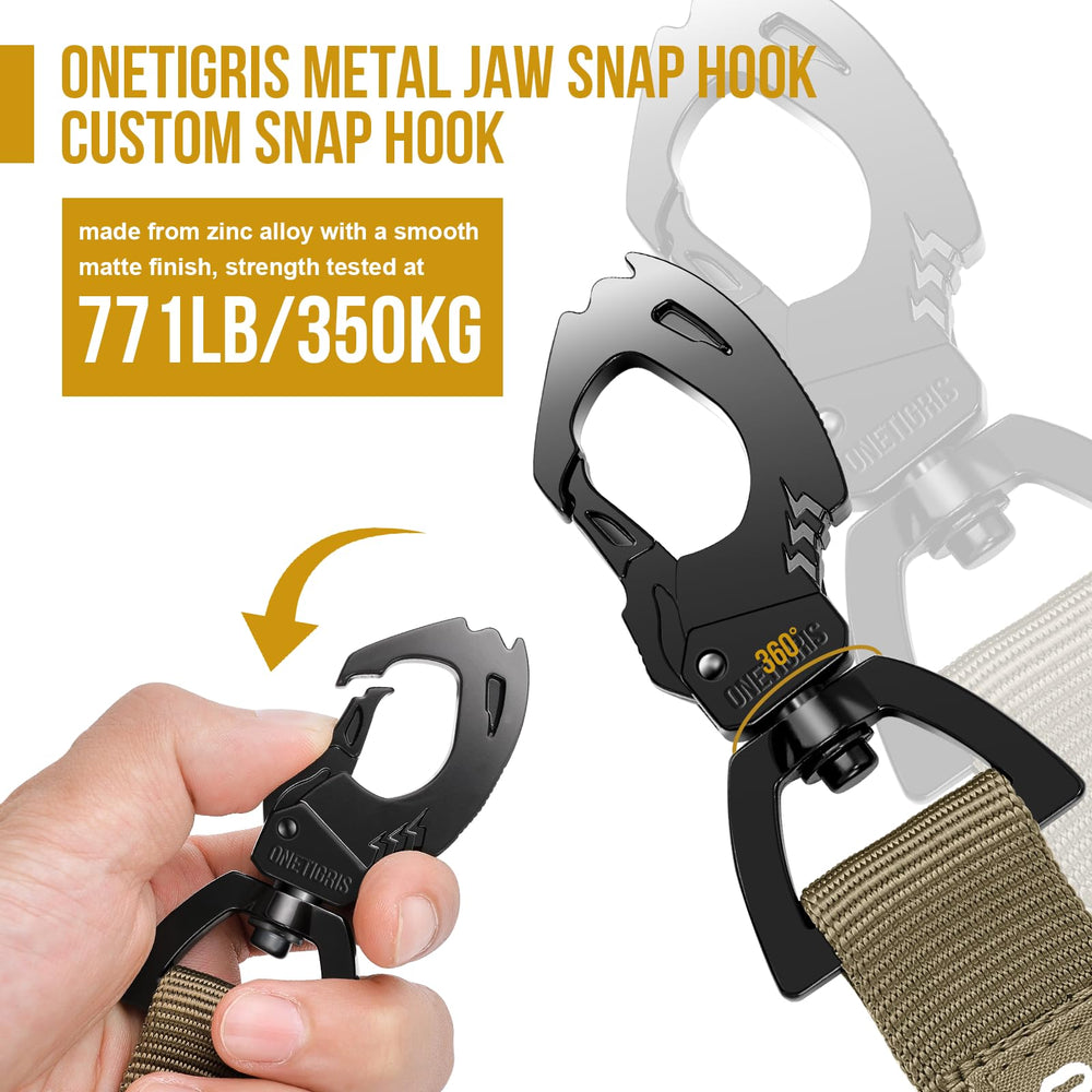 OneTigris adjustable-length bungee leash supports large and medium dogs