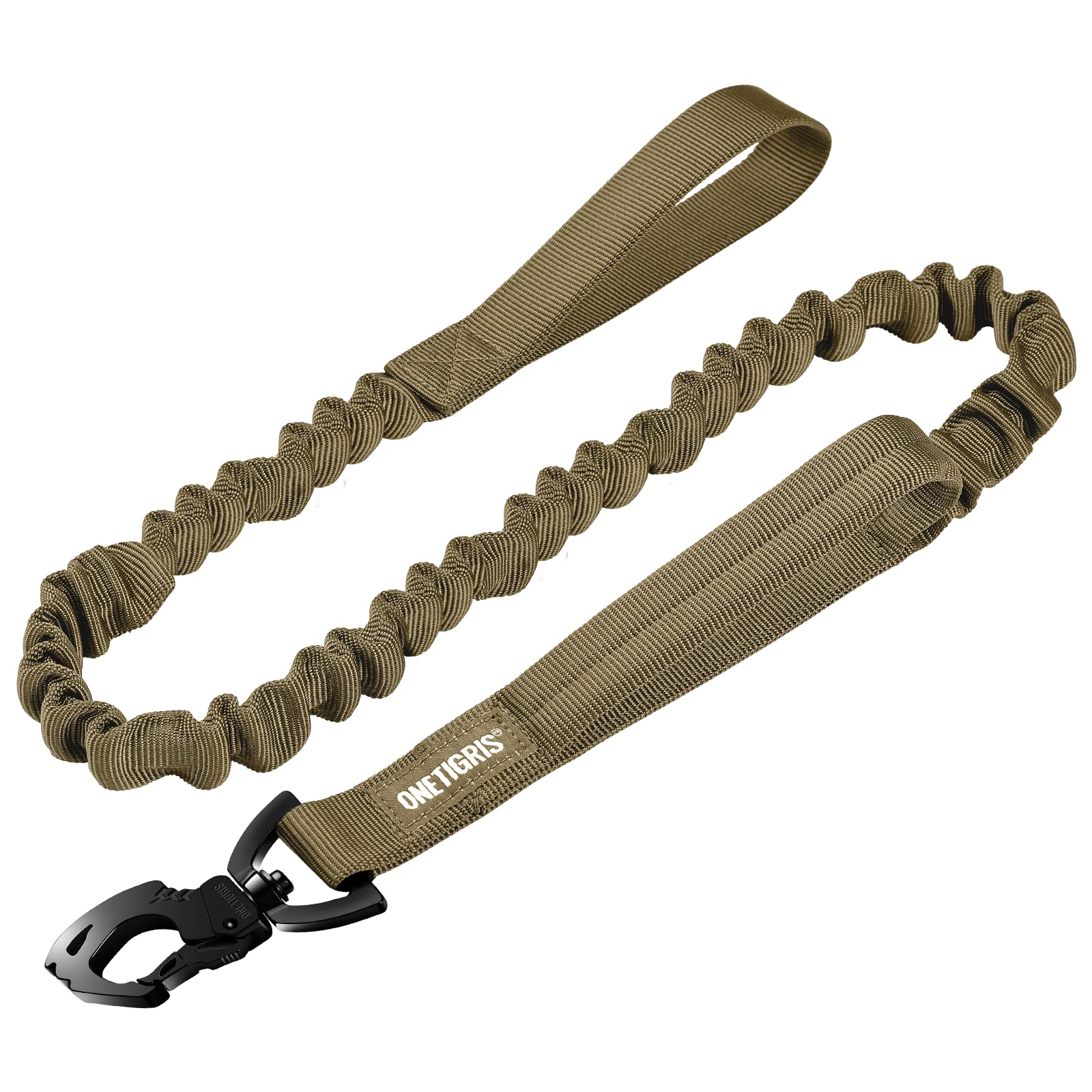 OneTigris bungee leash with padded handle for secure training sessions