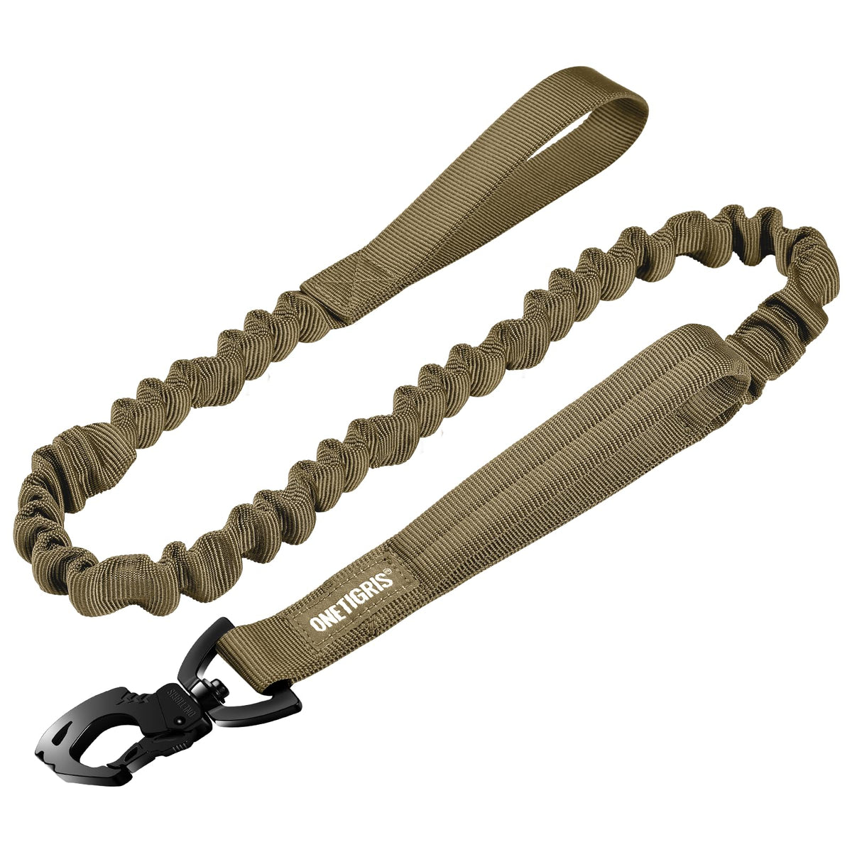 OneTigris bungee leash with padded handle for secure training sessions