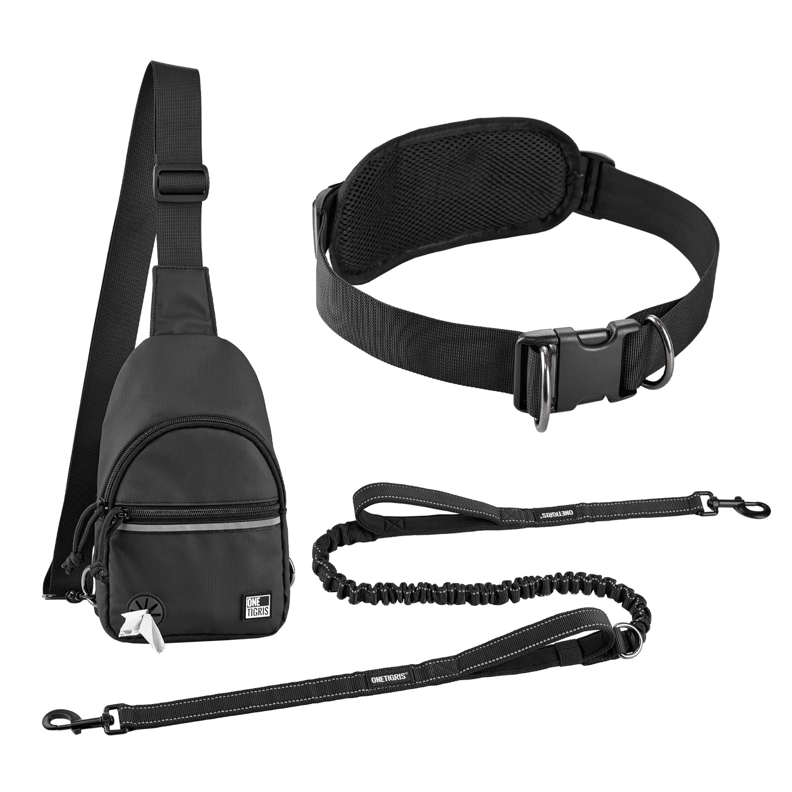 ONETIGRIS ergonomic waist belt with padding reduces fatigue during adventures.