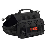 ONETIGRIS Mammoth dog pack with side pockets for water and gear on hikes.