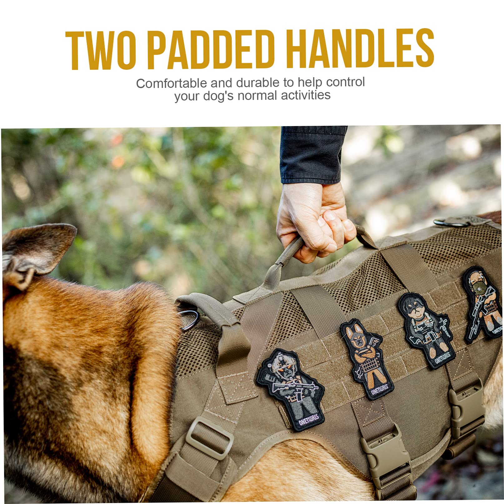 OneTigris front chest D-ring for short-leash training and correction.