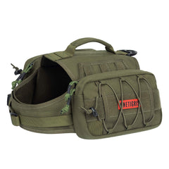 ONETIGRIS Mammoth dog pack with side pockets for water and treats on hikes.