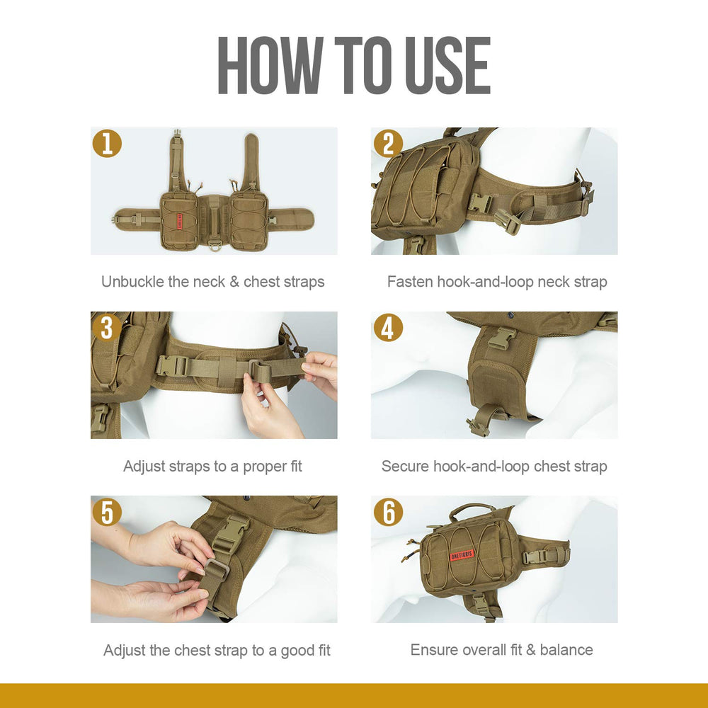 ONETIGRIS Mammoth pack umbrella pocket to stow gear on the go