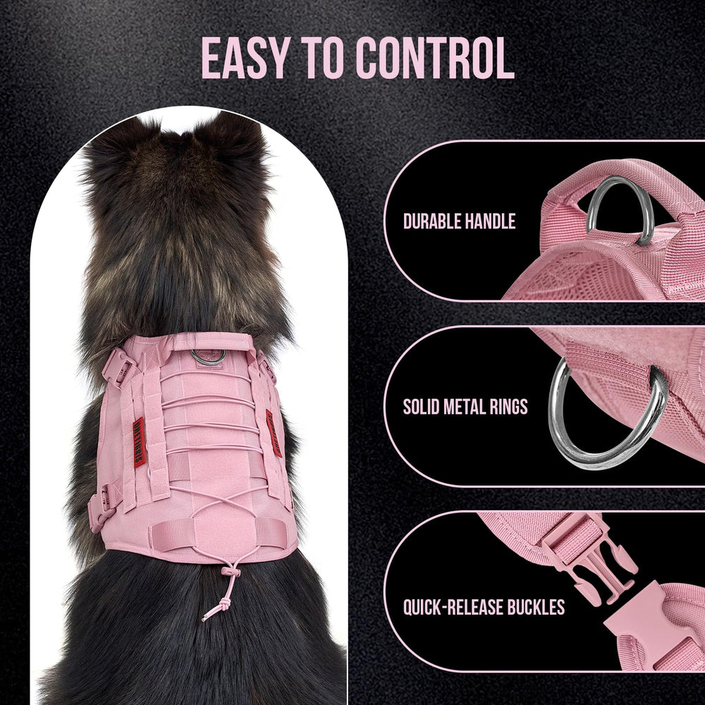 OneTigris harness featuring MOLLE panels for modular pouches.