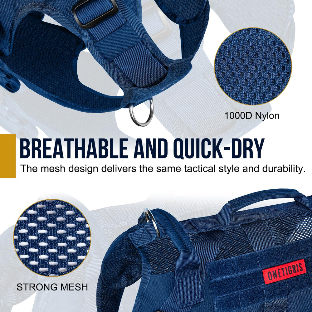 OneTigris padded grab handles provide quick control in crowded areas.