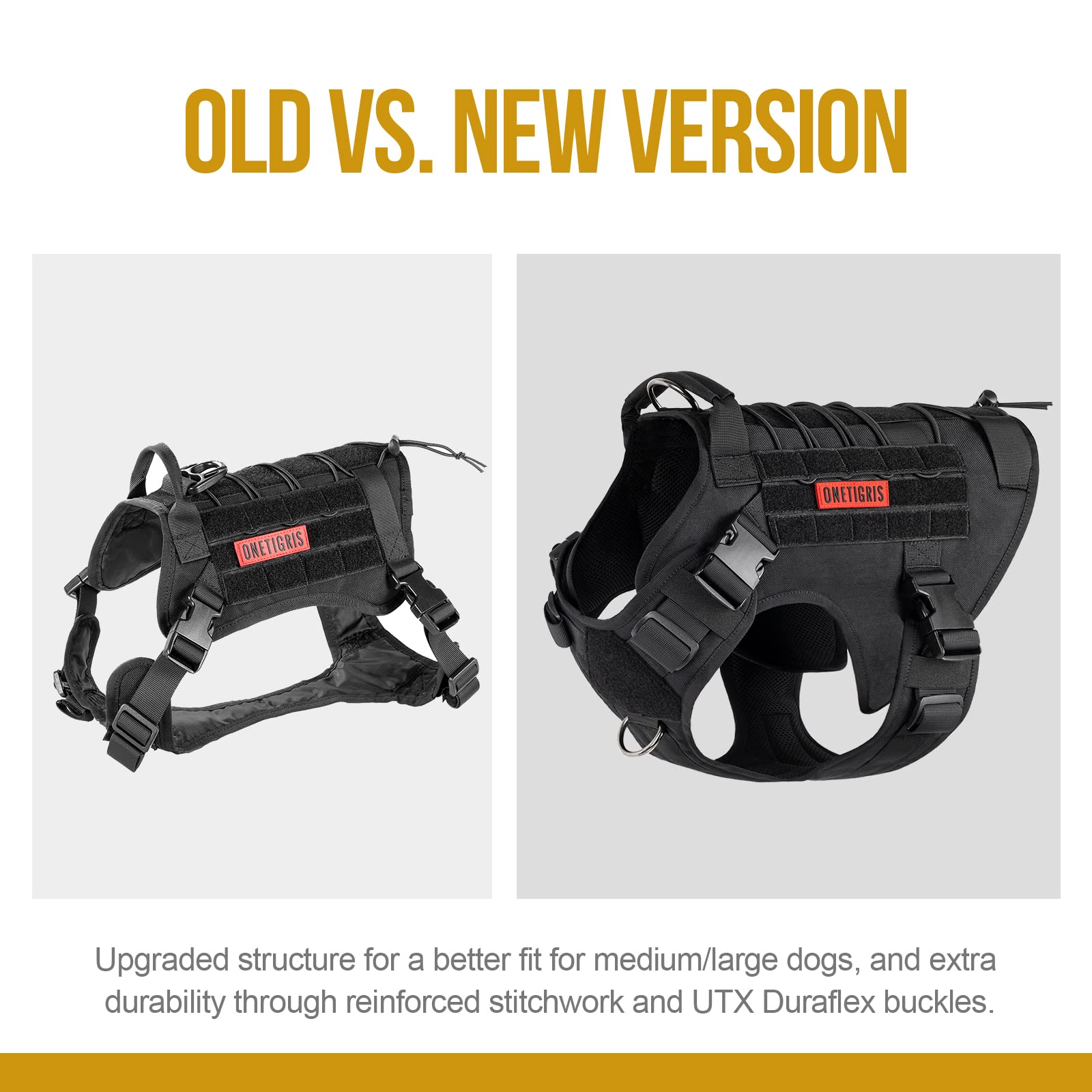 OneTigris patch panel for ID badges and morale patches