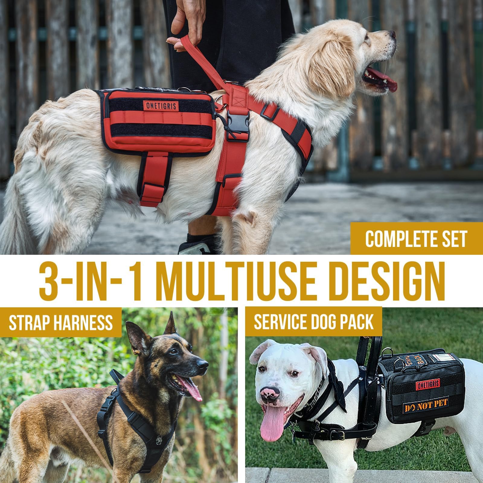 OneTigris red ID window vest, front view, keeps essential info accessible during outings