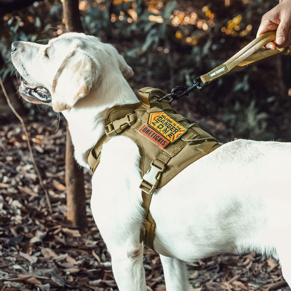 OneTigris brown dog vest blending with outdoor and daily wear