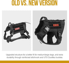 Padded 1000D nylon harness from OneTigris ensures comfortable all-day wear.