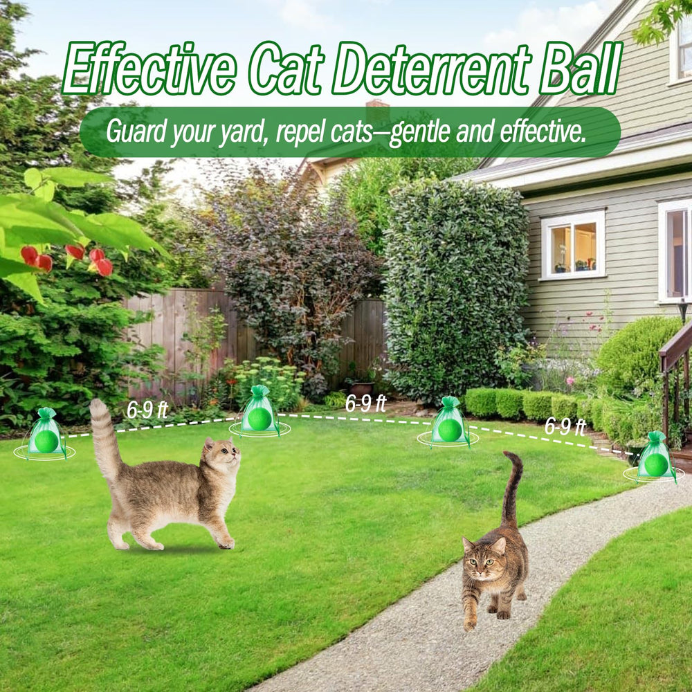 Onilyua outdoor-yard-protection helps deter cats from gardens and porches