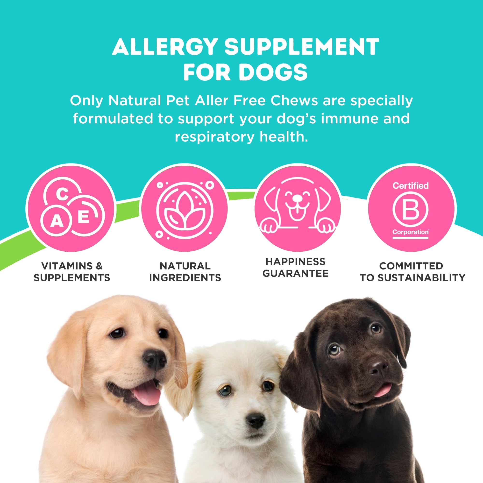 Only Natural Pet AllerFree bacon-chews close-up highlights tasty daily use.
