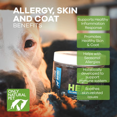 Closeup packaging of Only Natural Pet Allergy Soft Chews