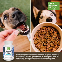 Only Natural Pet Brewer's Yeast & Garlic chewables pack-3 count – value and convenience