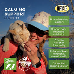 Only Natural Pet calming formula with hemp seed oil and soothing botanicals