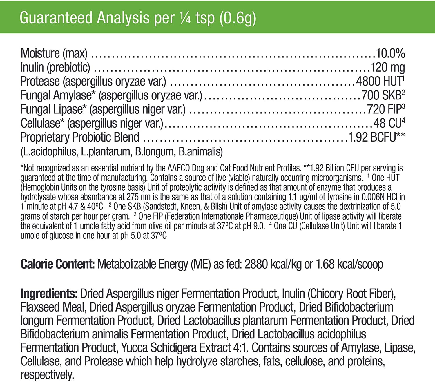 Only Natural Pet prebiotics support gut microflora balance