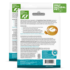 Only Natural Pet EasyDefense dog collar being fitted for ongoing defense.