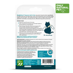 Only Natural Pet EasyDefense uses plant-based ingredients like geraniol and peppermint oil.