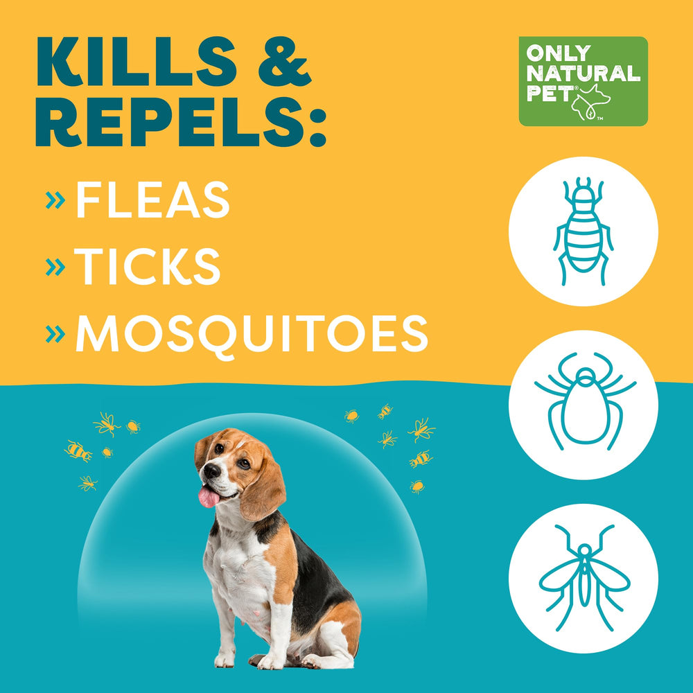 Plant-based ingredients highlight geraniol, peppermint, and thyme for pest deterrence.
