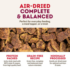 MaxMeat packaging front highlights holistic, grain-free formula.