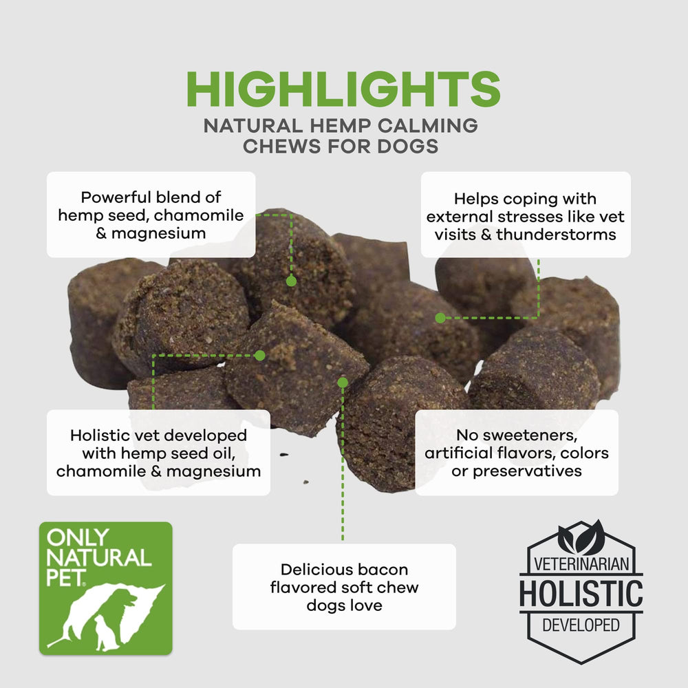 Only Natural Pet joint comfort and relaxation support for dogs.