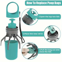 ONNONNO built-in bag dispenser keeps bags handy during strolls.