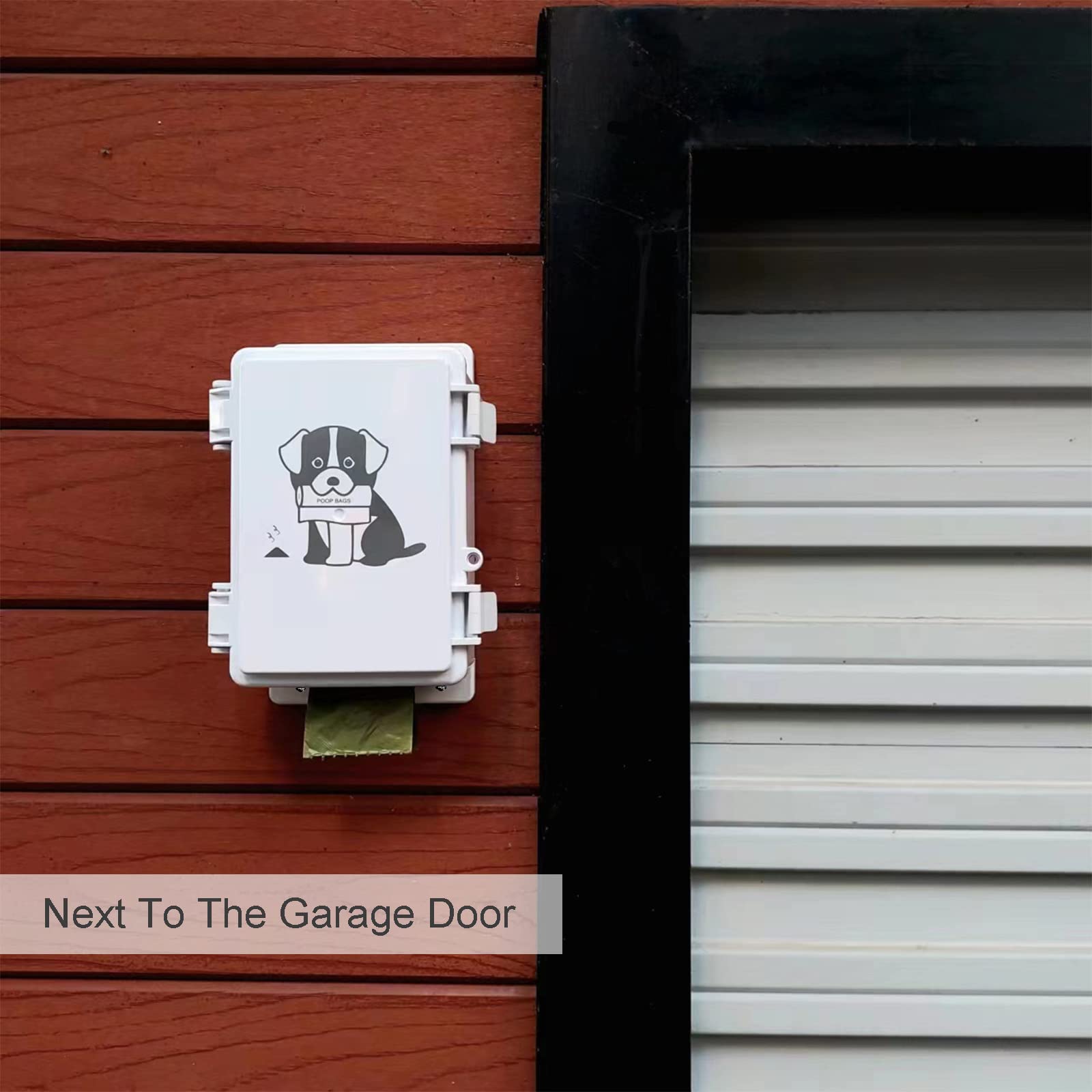 Onybte outdoor bag dispenser made of waterproof ABS for all-weather durability.