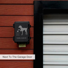 Onybte waterproof seal-strip dispenser keeps bags dry outdoors