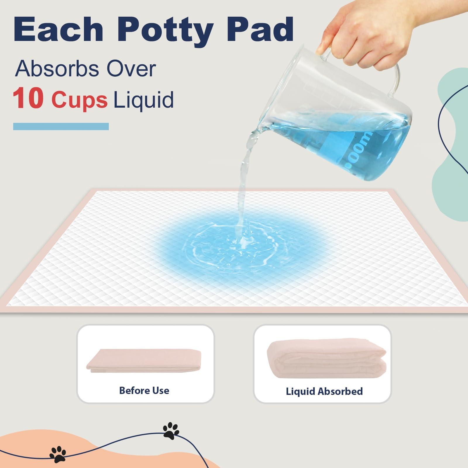 OOMICAT multi-use pad ideal for potty training, whelping, and crate liners.