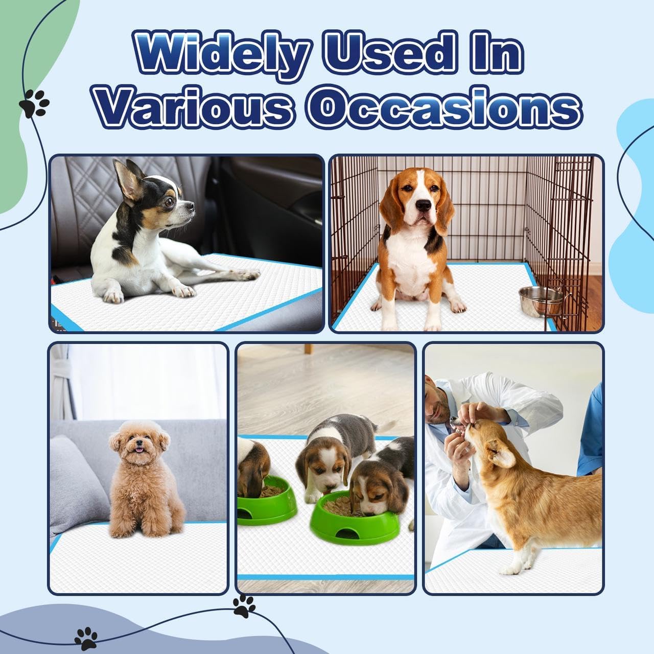 Oomicat Puppy Pads XL car use and travel-ready protection.