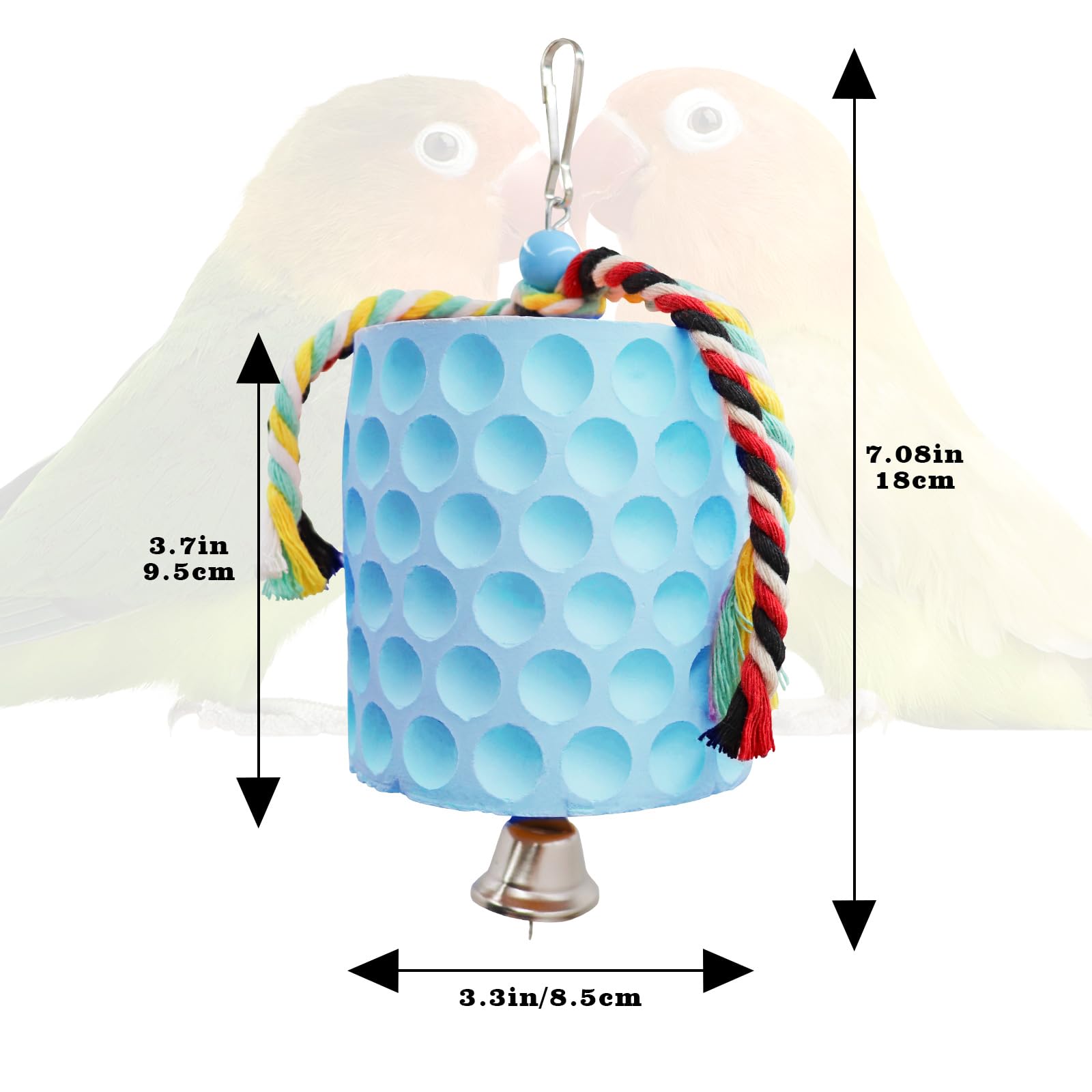 Oooct teething option for small mammals with calcium-rich stone