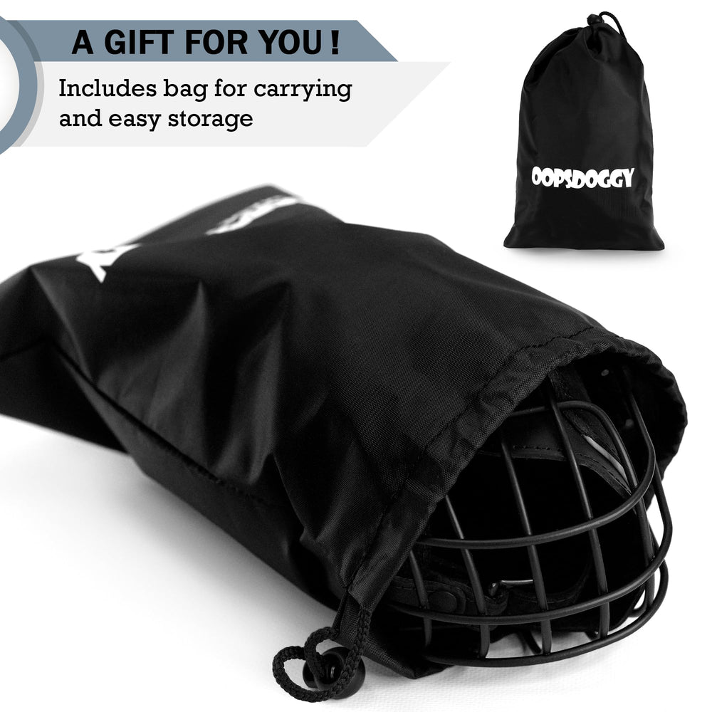 OOPSDOGGY Open basket design reduces grabbing objects in busy environments.