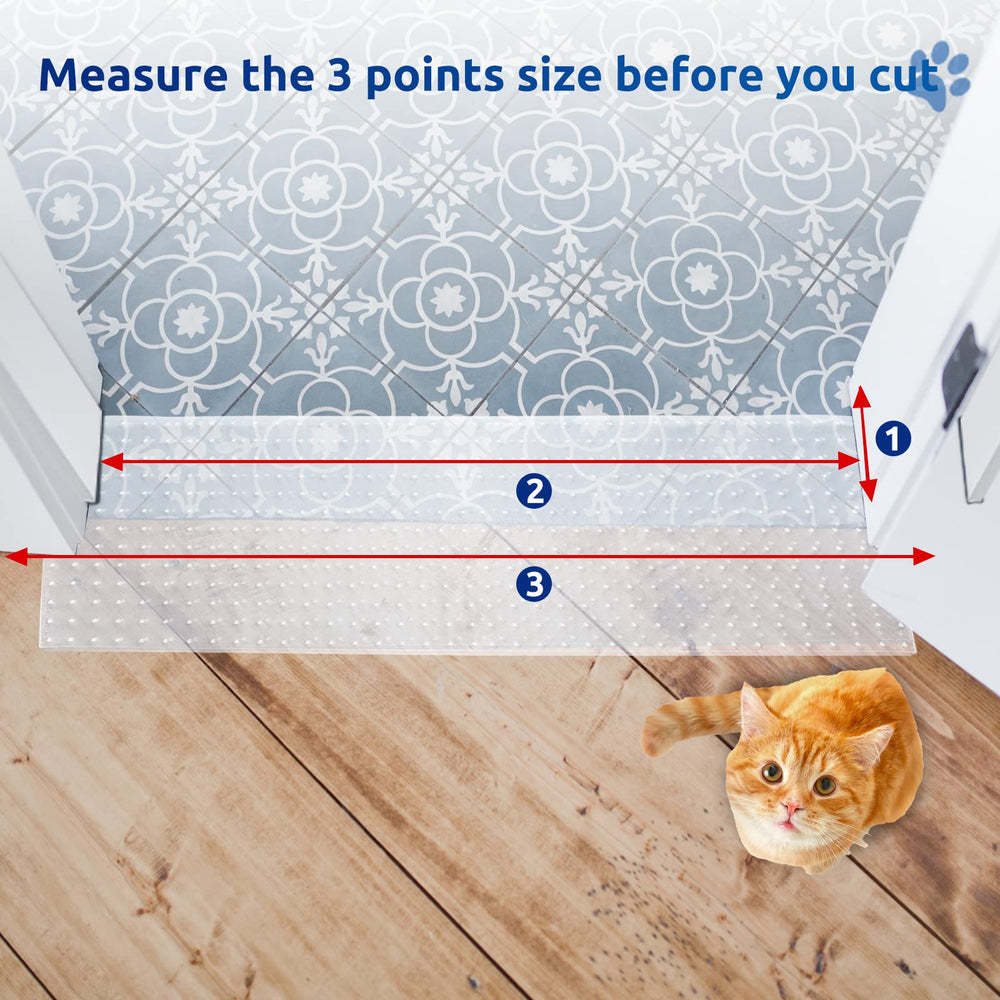 Oroonoko carpet protector anti-movement backing keeps it securely in place.