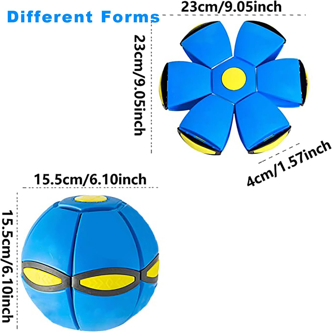 OOXYG dual-form flying saucer ball invites dynamic toss-and-catch sessions.