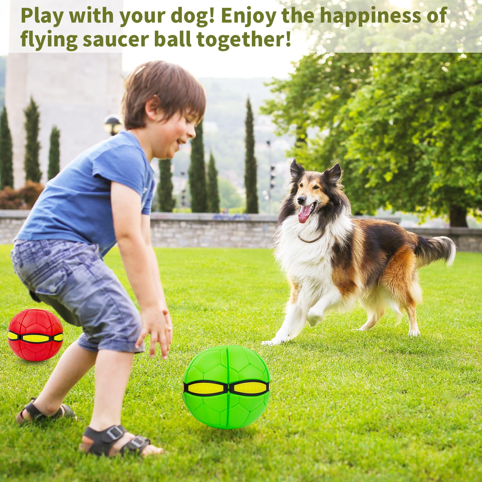 OOXYG Magic Bouncing Ball LED lights highlight nighttime visibility during play