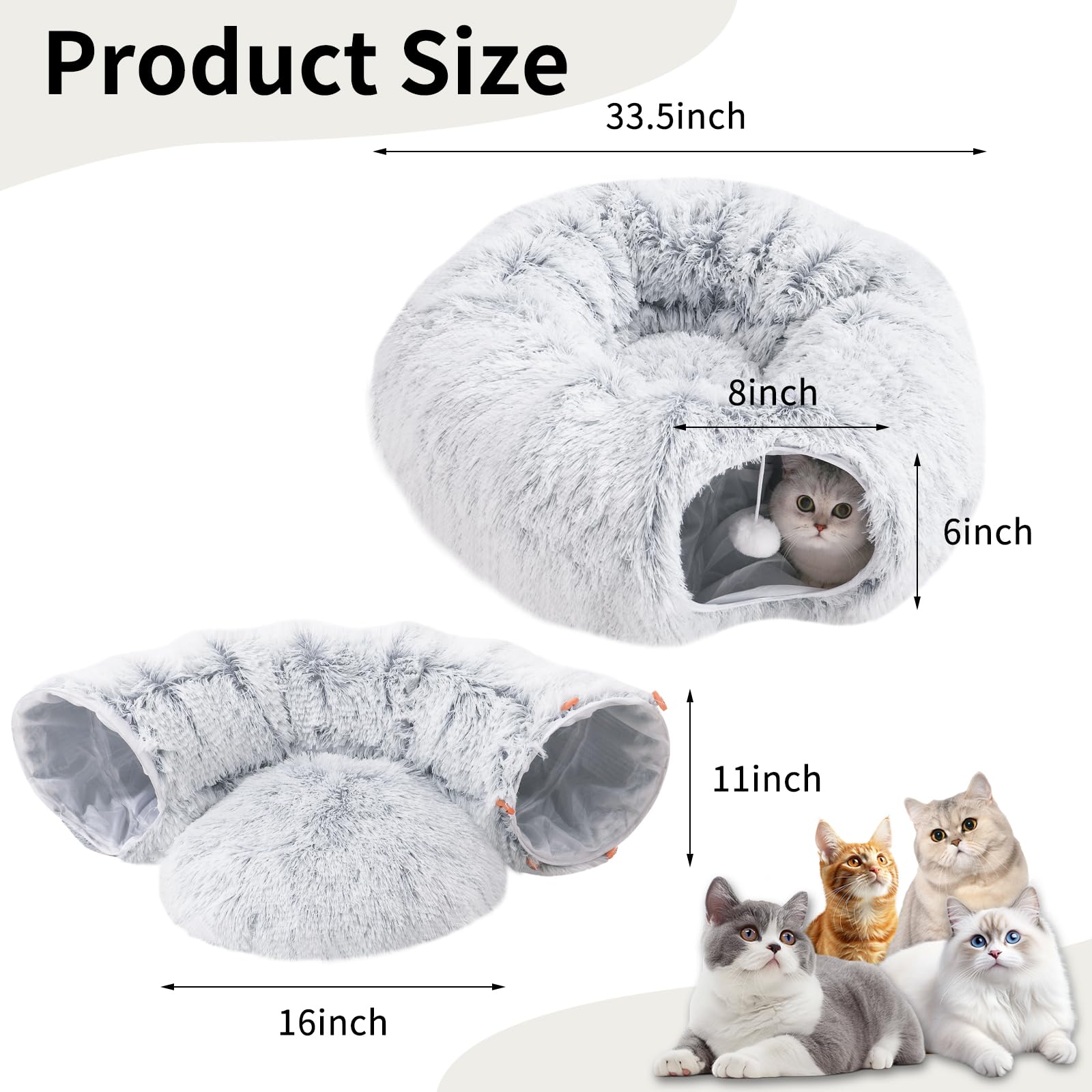 OOZAZEMM removable inner bed is machine washable for easy cleaning