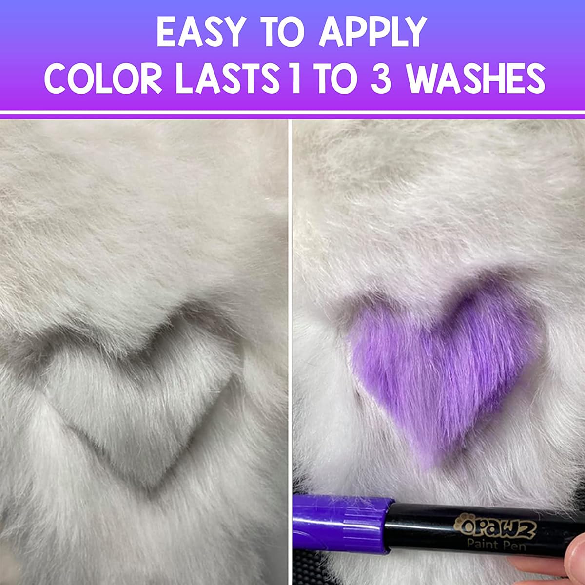 OPAWZ green pet hair dye pen for vivid color pops on pets