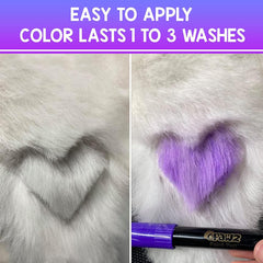 OPAWZ green pet hair dye pen for vivid color pops on pets