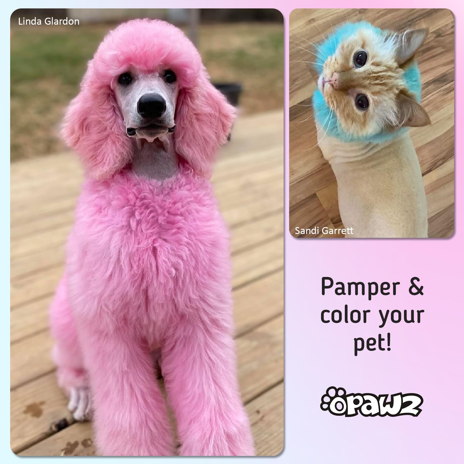 OPAWZ Pet Color Depositing Mask is ammonia‑ and paraben‑free for safer use.