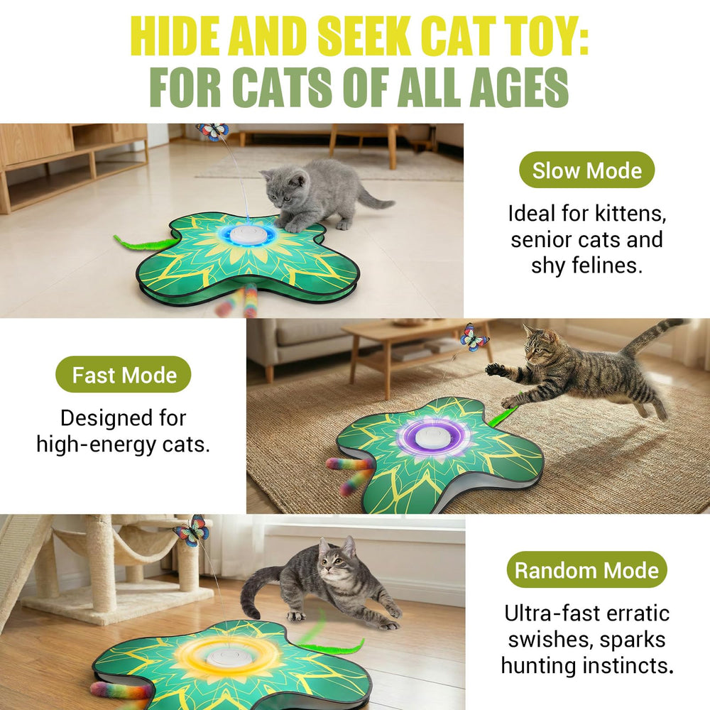 OPDEKEHA cat toy with three sounds to stimulate hunting instincts