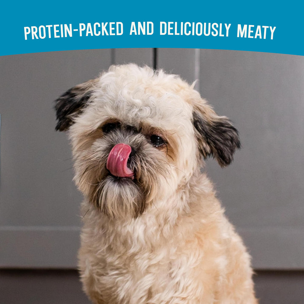 Open Farm bone broth-infused bites ready to top or serve as complete meal.