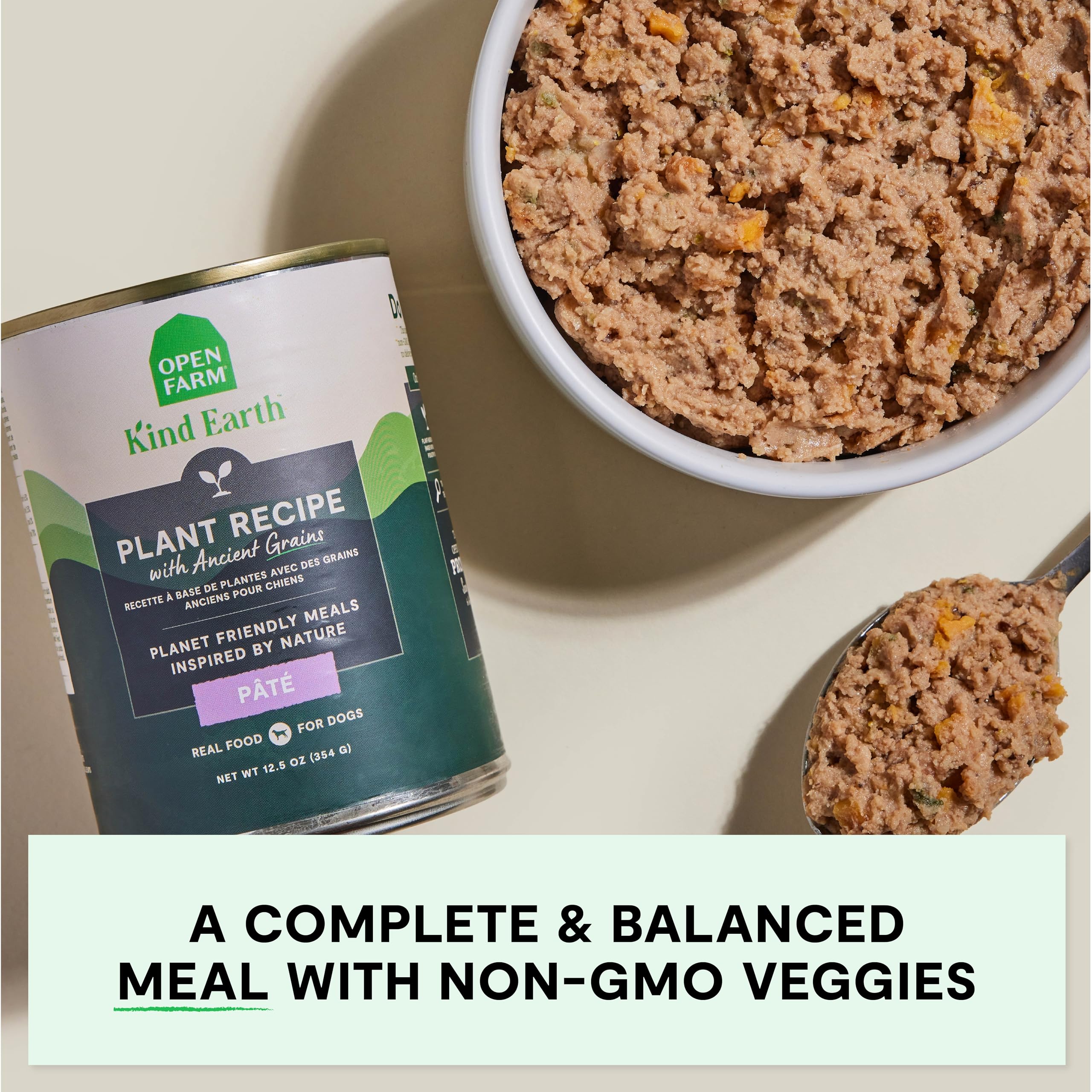 Open Farm earth-friendly ingredients with no meat for planet-conscious choice