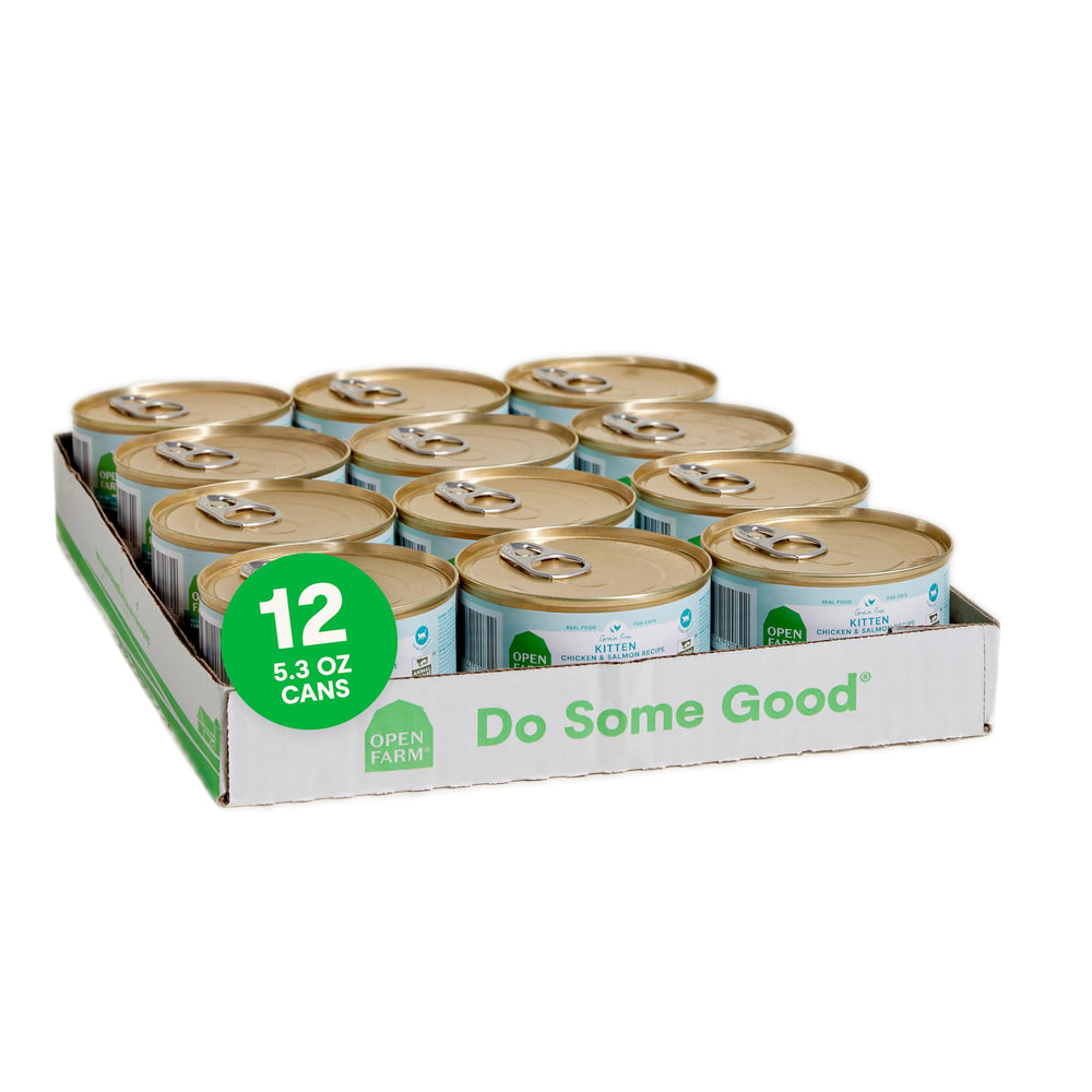 Open Farm kitten pate with smooth texture ideal for small meals