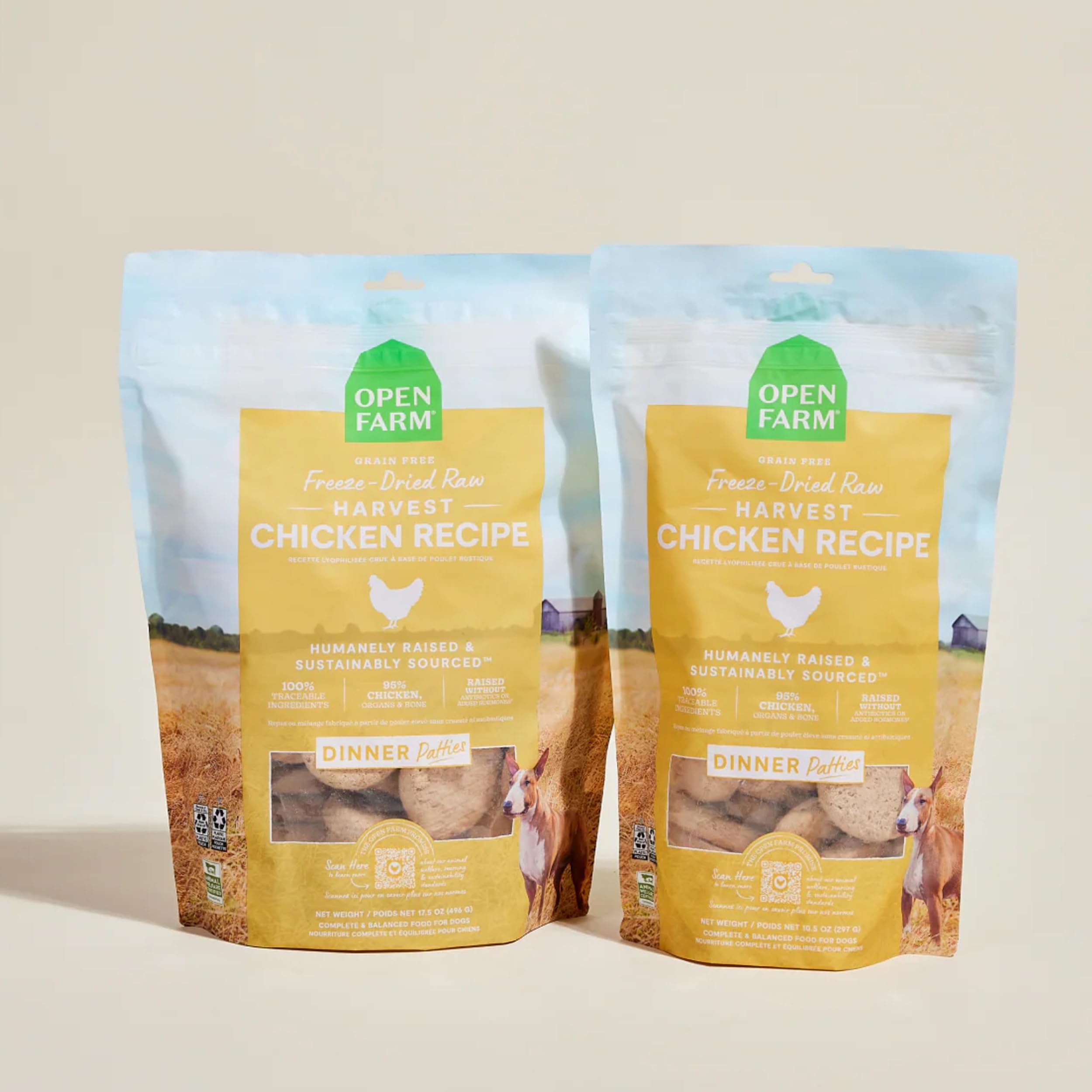 Open Farm complete meal or mixer ready for flexible feeding.