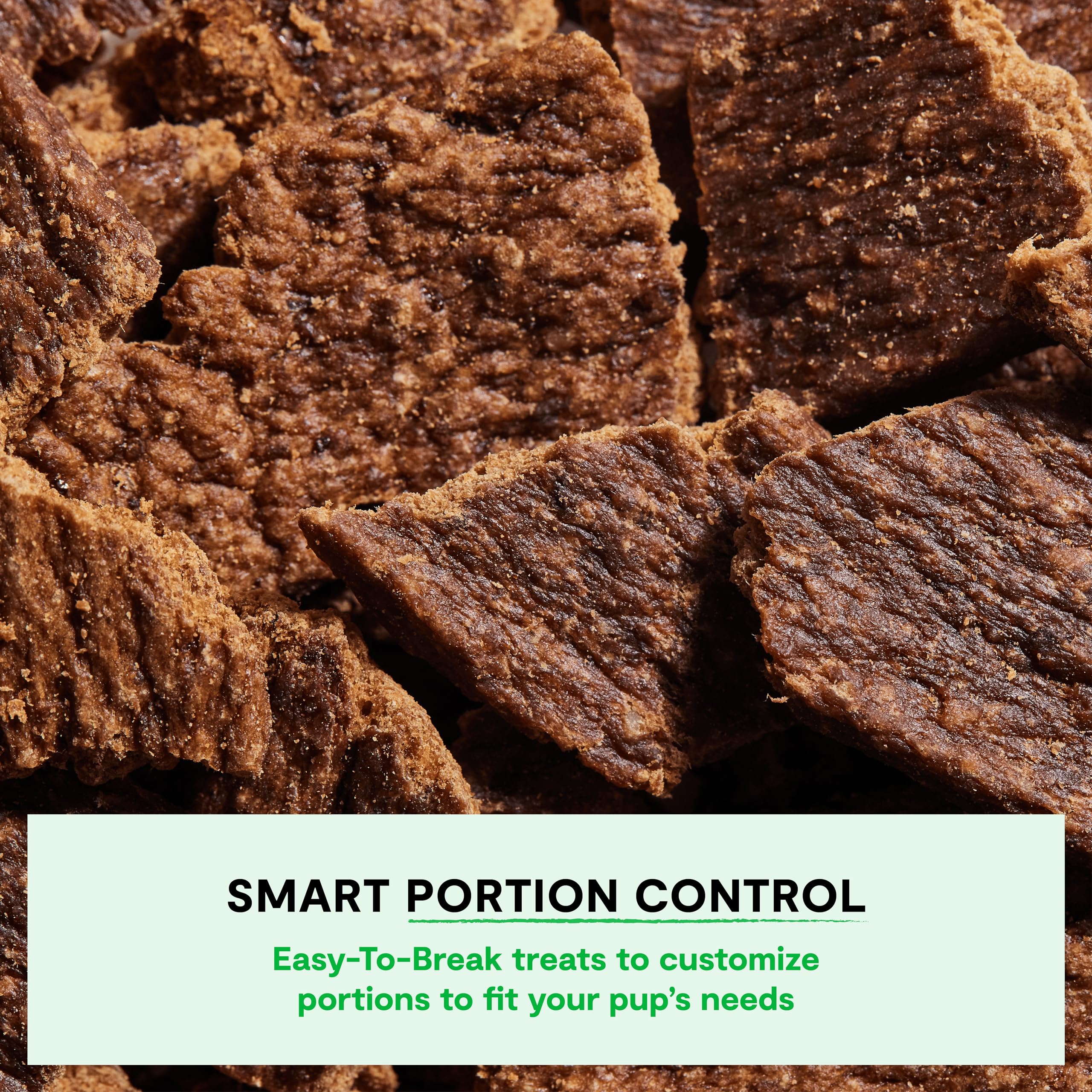 Open Farm Dehydrated Dog Treats resealable pouch helps maintain freshness.