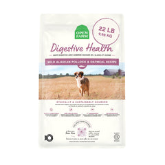 Open Farm Digestive Health dog food bag front for sensitive stomachs
