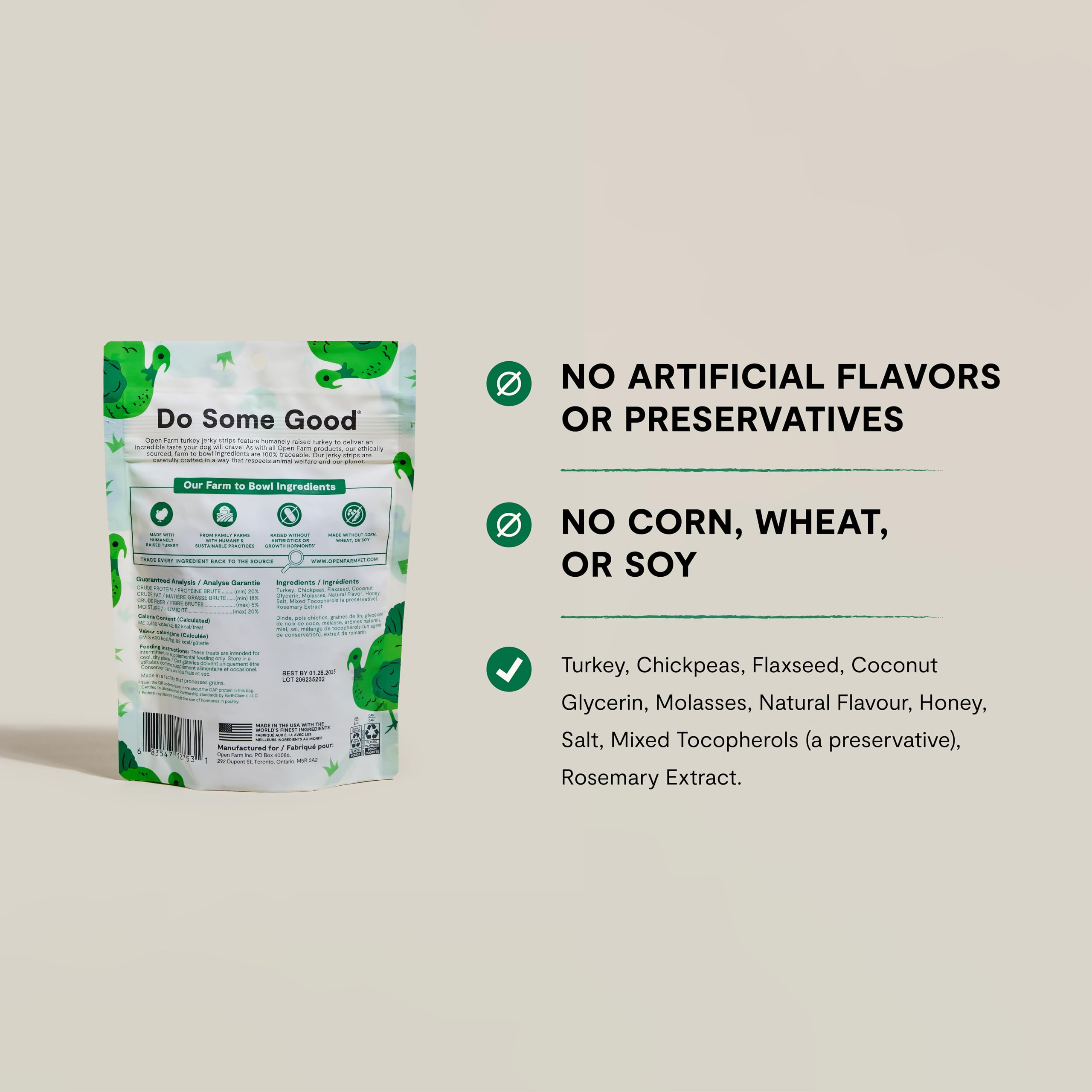Open Farm resealable pouch keeps freshness from first bite to last