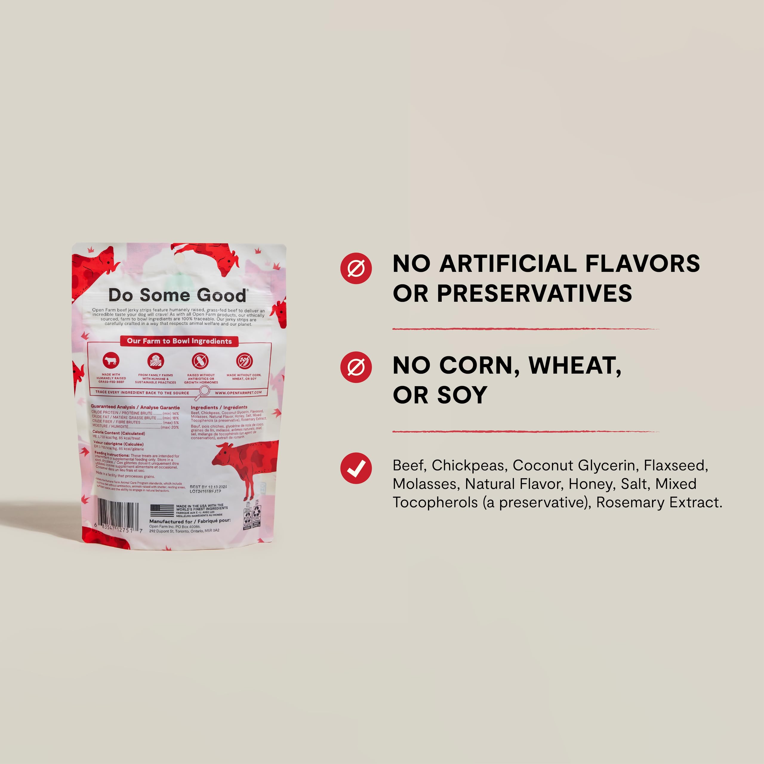 Open Farm resealable pouch keeps freshness for consistent rewards